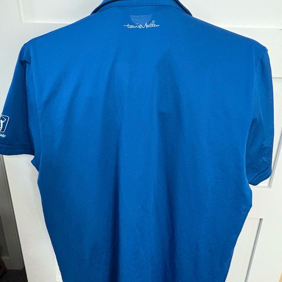 Travis Mathew Vibrant Blue Polo Shirt - Picture 2 of 4